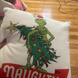 Grinch Pillow