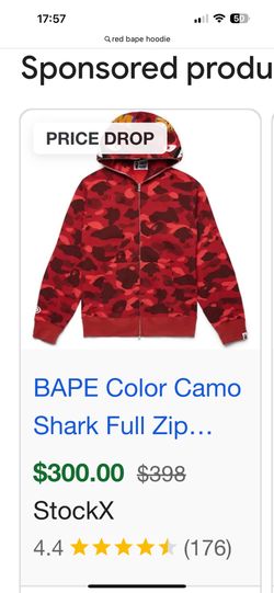Red Bape Hoodie