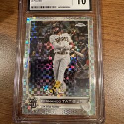 2022 Topps Chrome #150 Fernando Tatis Jr X-Factor CGC-10