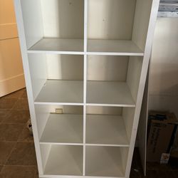 White Ikea Cube Storage 