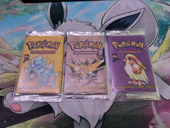Pokemon Vintage Booster Packs Damaged