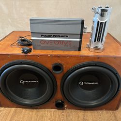 15s In A Built Box With Amp And Battery Capacitor 
