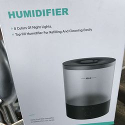 8 Color Of Night Lights Humidifier 