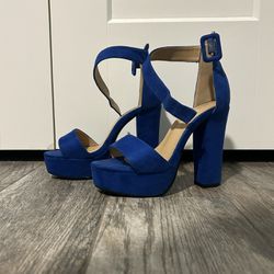 Royal blue 5in heels 
