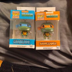 The Teenage Mutant Ninja Turtles Pocket Pop Keychains 