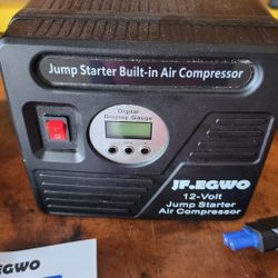 Starter Jump Box With Built-in Air Pump Lithium Ion Battery