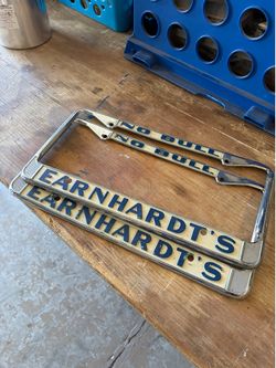 Vintage Earnhardt license plate