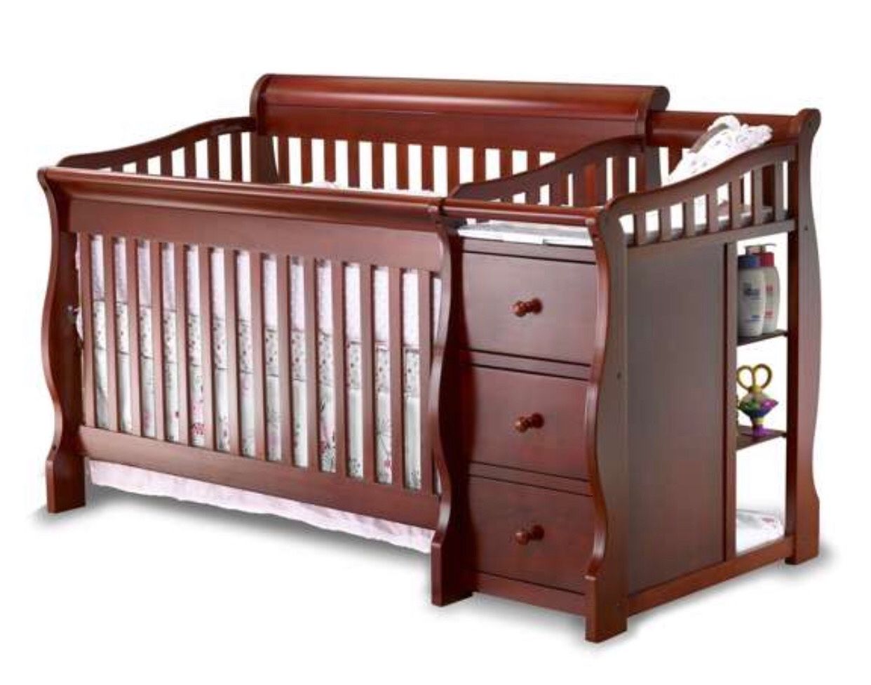 Crib w/changing table