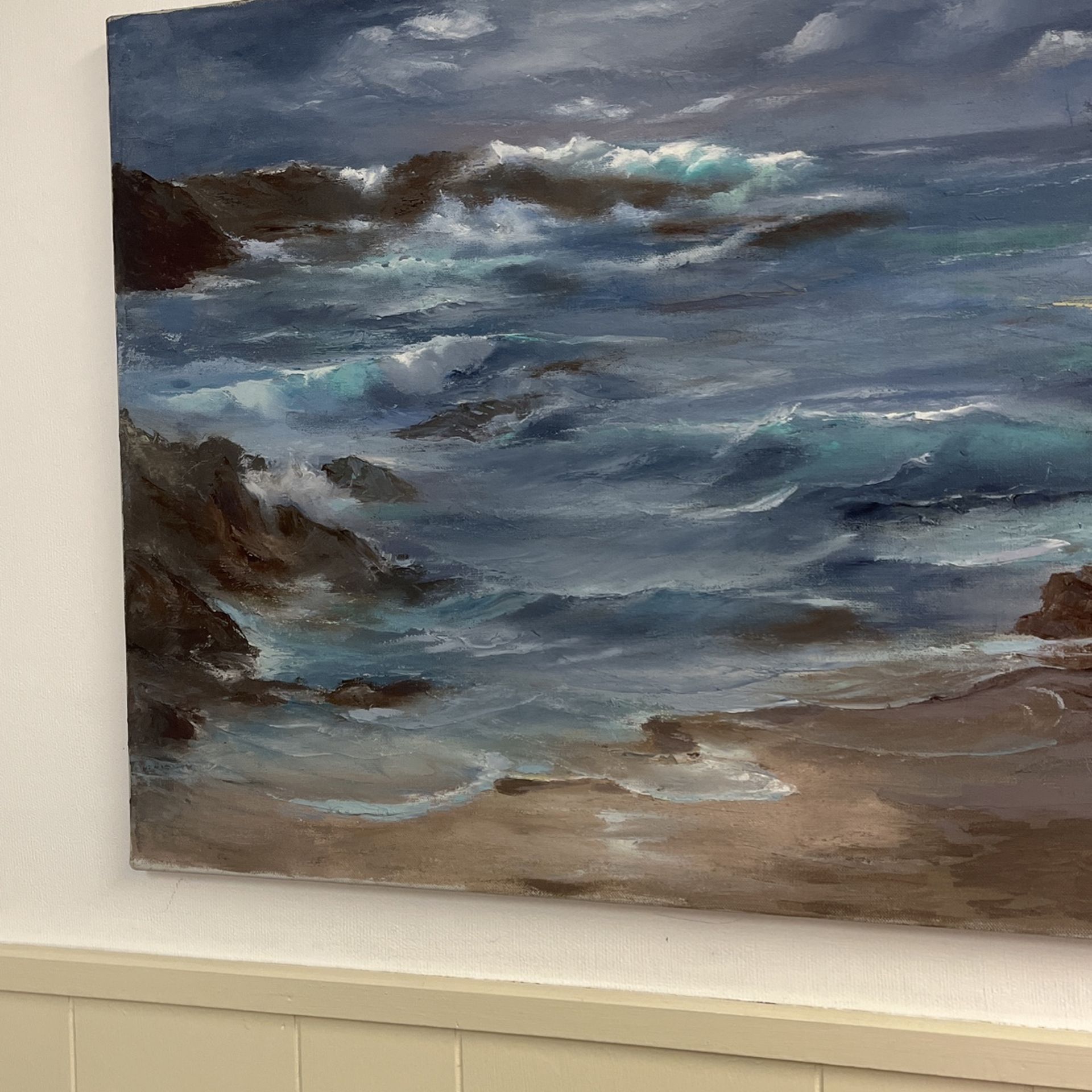 Seascape Painting On Canvas