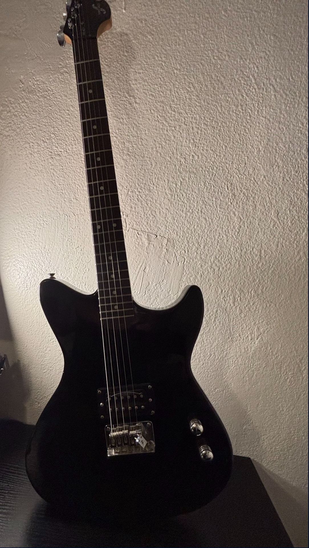 Black Electric Guitar