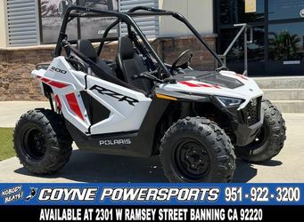2023 Polaris Rzr 200 Efi - White Lightning Indy Red