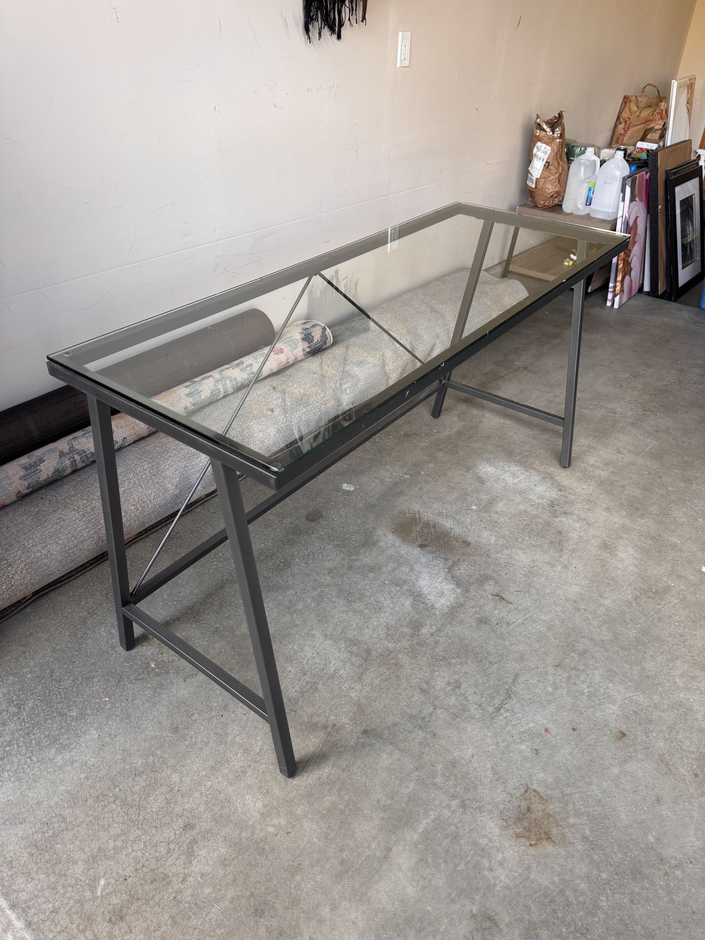 Glass Desk