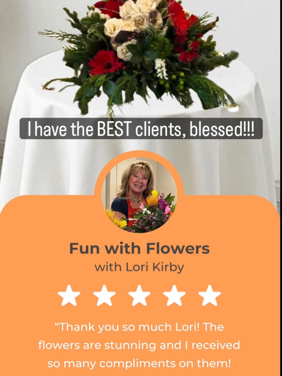 @azfunwithflowers Holiday Flowers - Local Professionally Trained Designer