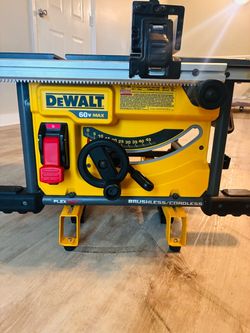 Dewalt 60v Flexvolt table Saw