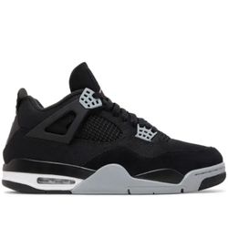 Air Jordan 4 Black Canvas 