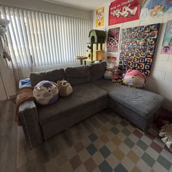 Reversible Sectional Storage Sleeper Sofa Bed