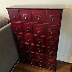 24 Drawer Apothecary Library Style Storage