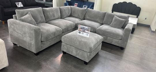 Corduroy couch new in box , firm price