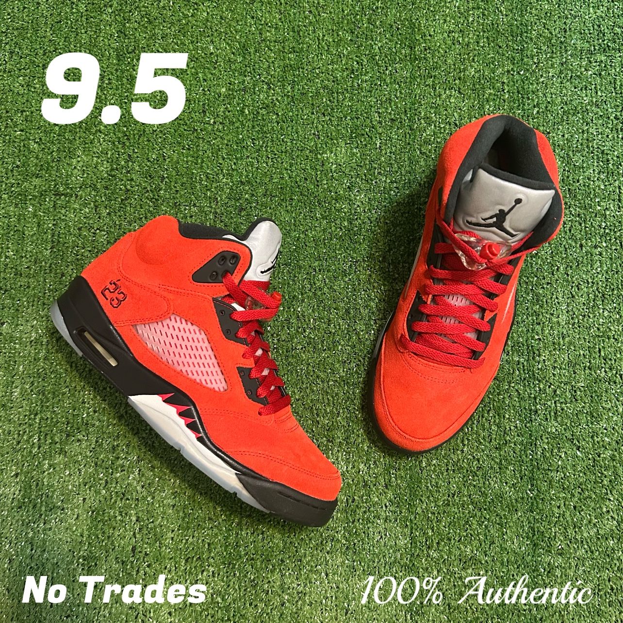 Size 9.5 Air Jordan 5 Retro “Raging Bulls” 🐂 