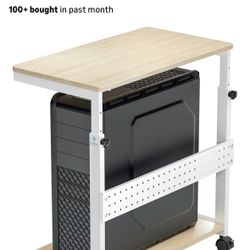 EUREKA ERGONOMIC PC Stand Computer Cart, Height Adjustable Tower Stand