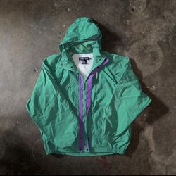 Vintage Y2K Nautica Color Block Windbreaker Jacket 