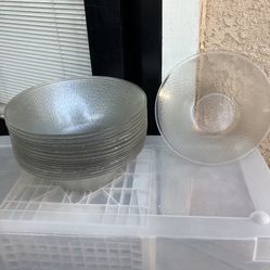 Serving Plastic Clear Tray/bowl 