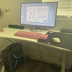 Gaming PC Setup - Alienware Desktop + Monitor + Keyboard + Mouse