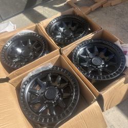 17” Blackrhino Rims 6x139 Offset 0 Silverado Tahoe Sierra Tacoma 4Runner Titan New Tundra Lexus gx  Bronco Ranger Hummer Etc