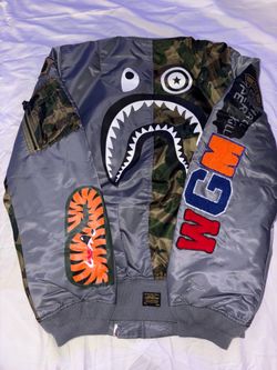 🔥  🦧 Bape A Bathing Ape X Alpha Industries Jacket size S-M
