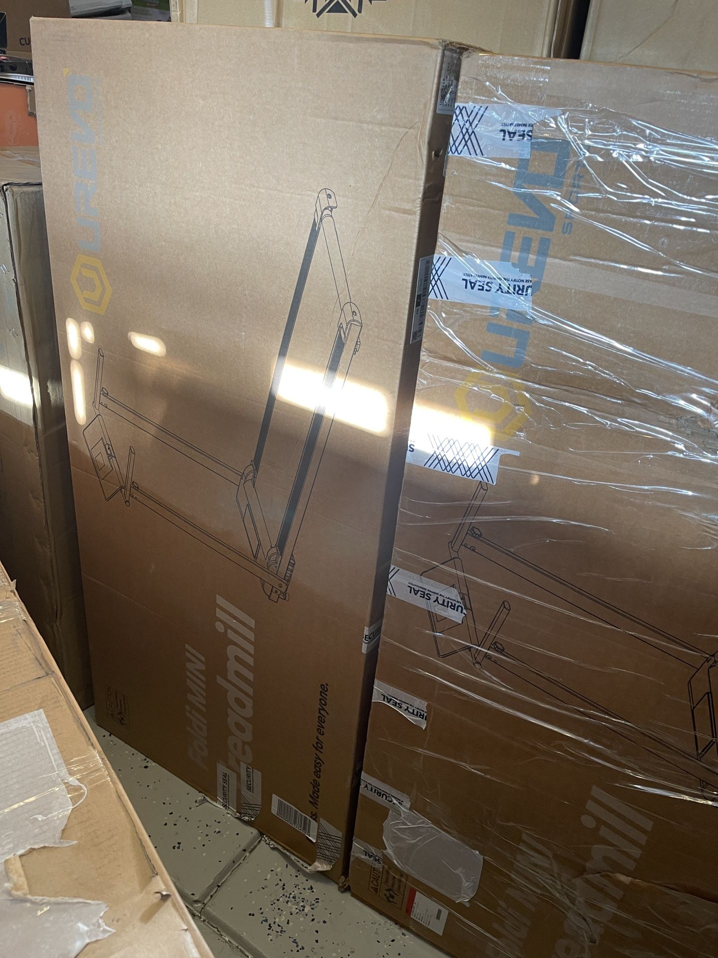 Brand New Urevo Foldi Mini Folding Treadmill Black 