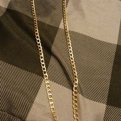 10k 26in Gold Cuban Link Chain