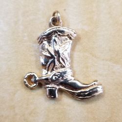 Charm/Pendant 14kt. Cowboy Boot.