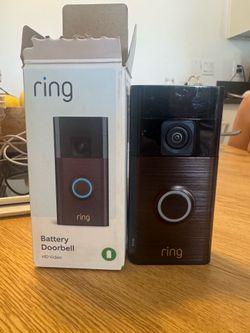 Ring battery doorbell