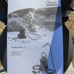 Pond cleaning vacuum, gently used