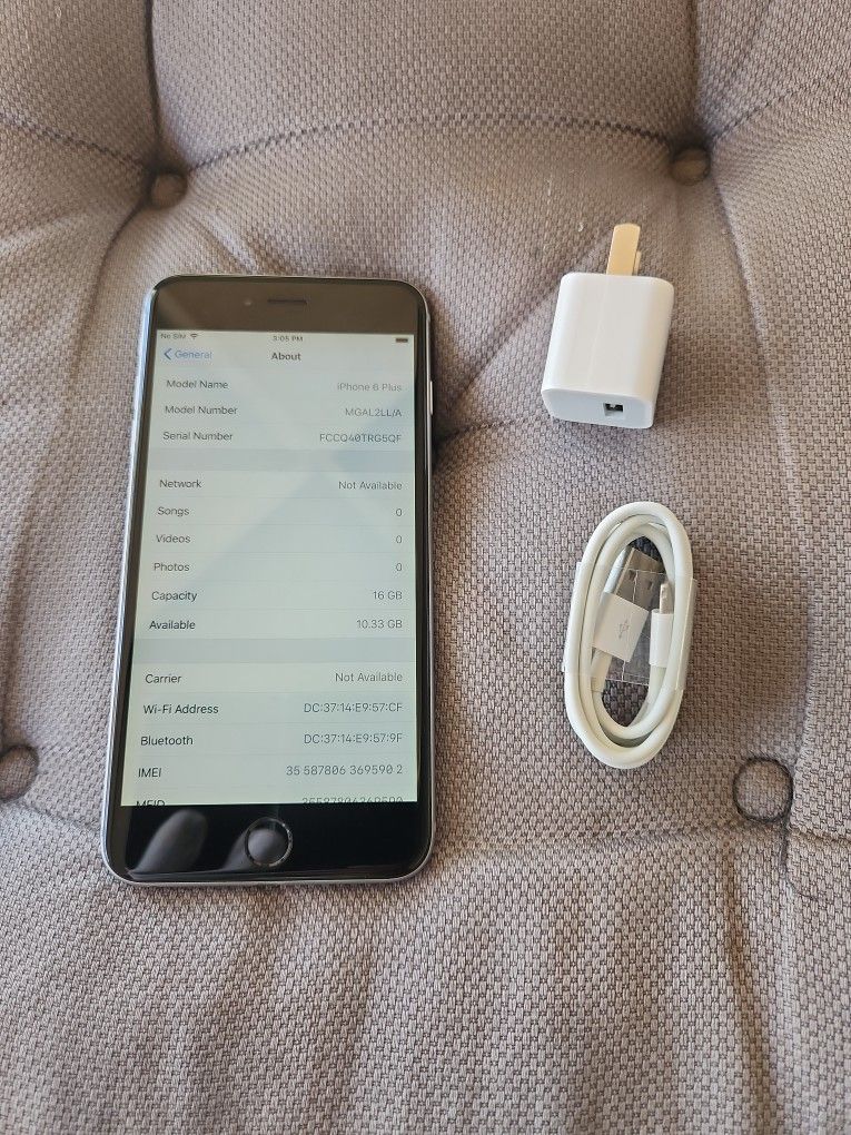 Apple iPhone 6 plus 16g, battery heath 100%
