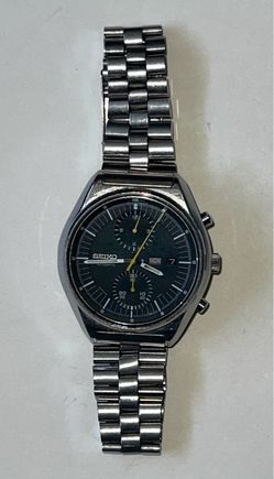 Seiko Automatic Chronograph 6138-3000 Jumbo Vintage 1970s Watch