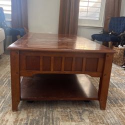 Coffee Table With Storage And Desk Pull Out 