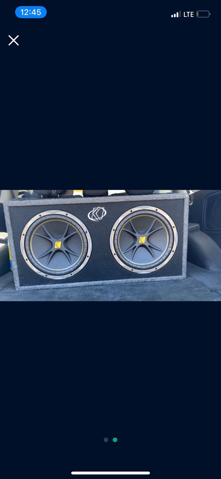 12” subs Ported box