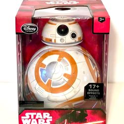 New!! Open Box. Disney Star Wars BB-8 Astromech Droid 17+ Sound Effects Sound Activated 