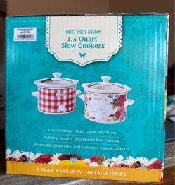 Pioneer Woman 1.5 Qt Slow Cookers (2)