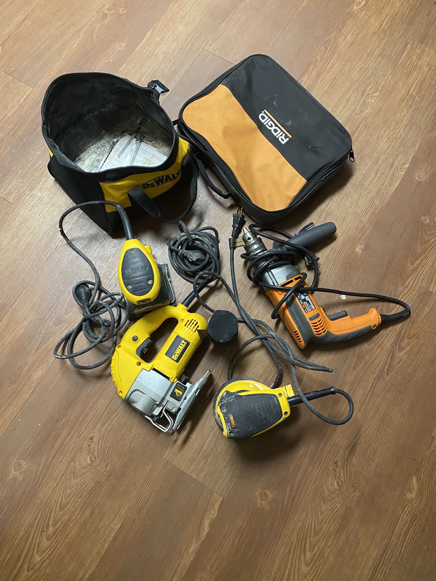 Dewalt And Ridgid Tools