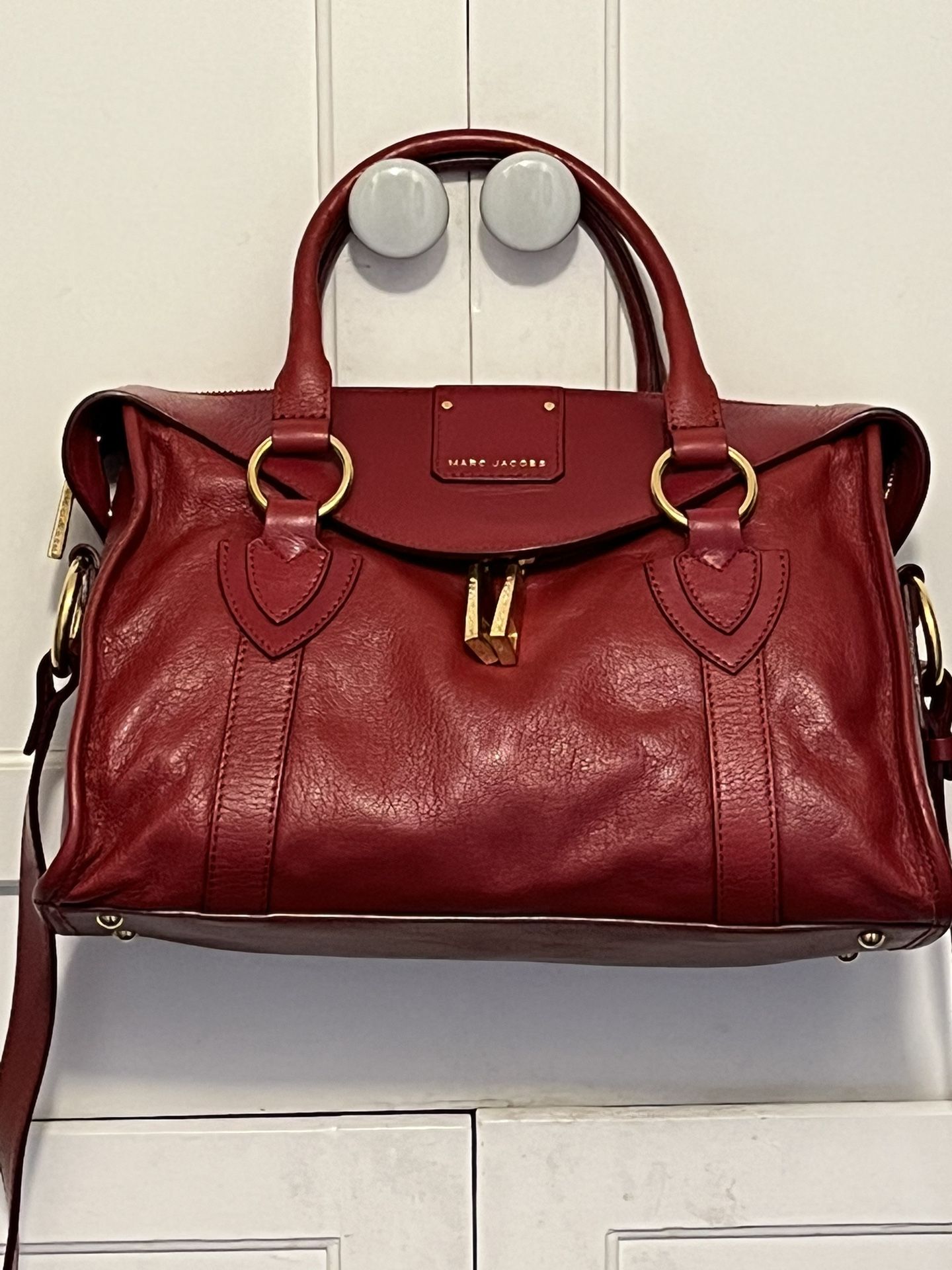 Marc Jacobs “Wellington-Small Fulton”Goatskin Satchel NWOT