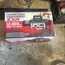 Brand New Badland ZXR 12,000 LB Truck/suv Winch