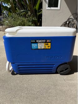 Igloo 38 Qt Wheeled Cooler – Great Condition