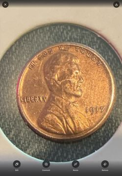 1917 Wheat Penny Double Die