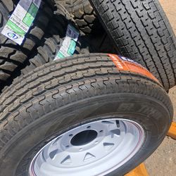 Trailer( TIRES) ST 6, 8,10,12,14 plys we carry rims too