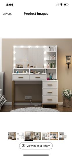 Vanity, Make Up Mirror / Wood Workers Dream Or DIY Project 