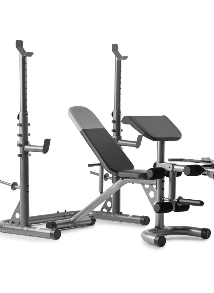 Weider XRS 20 Adjustable Workout Bench with Independent Squat Rack