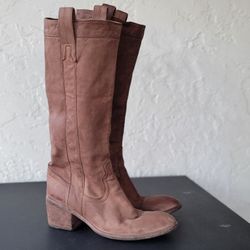 FAUZIAN JEUNESSE Boots Shoes Boho Hippie Y2K Leather Sz EUR 35.5