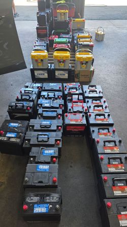 Car Battery 24f H5 34 78 65 48 49 47 H6 H7 51r 94r 86 H8 H9 Truck SUV And Car Batteries with Warranty. $60 + Core. Bateria para cualquier carro COVINA